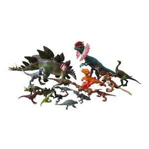 Jurassic Park Dinosaur Trex Figures Toy Lot Of 19 Set Mixed Sizes Types Dinos